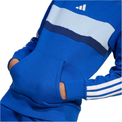 adidas Seasonal Essentials Tiberio 3-Streifen Hoodie Kinder JC7481 - team royal blue/white/glow blue 176