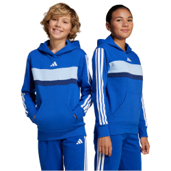 adidas Seasonal Essentials Tiberio 3-Streifen Hoodie Kinder JC7481 - team royal blue/white/glow blue 176