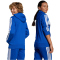 adidas Seasonal Essentials Tiberio 3-Streifen Hoodie Kinder JC7481 - team royal blue/white/glow blue 176