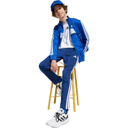 adidas Seasonal Essentials Tiberio 3-Streifen Tricot Trainingsanzug Kinder JC7518 - team royal blue/white/glow blue 164