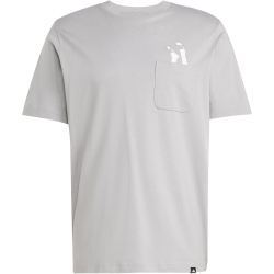 adidas Lounge Slides Graphic Pocket T-Shirt Herren JC5284...