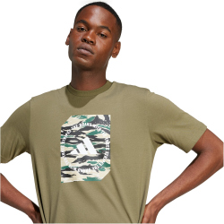 adidas Camo Shape Graphic T-Shirt Herren JM0388 - olive strata 4XL