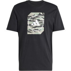 adidas Camo Shape Graphic T-Shirt Herren JI6764 - black XS