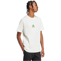 adidas Lounge Pizza Graphic T-Shirt Herren JJ4016 - off white M