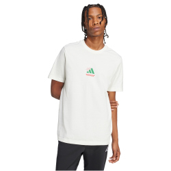 adidas Lounge Pizza Graphic T-Shirt Herren JJ4016 - off white M