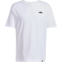adidas Lounge Slide Graphic T-Shirt Herren JJ4002 - white...