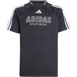 adidas House of Tiro T-Shirt Kinder JI6178 - black/white 128