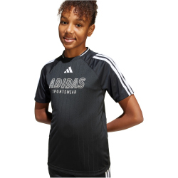 adidas House of Tiro T-Shirt Kinder JI6178 - black/white 128