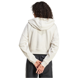 adidas Essentials 3-Streifen French Terry 1/4-Zip Hoodie Damen JN1958 - wonder alumina/white L