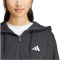 adidas Essentials 3-Streifen French Terry 1/4-Zip Hoodie Damen JN1956 - black/white L