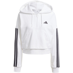 adidas Essentials 3-Streifen French Terry 1/4-Zip Hoodie Damen JN1948 - white/black XS