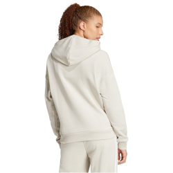 adidas Essentials Small Logo Feelcozy Hoodie Damen JN1863 - wonder alumina/white S