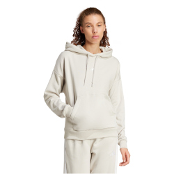 adidas Essentials Small Logo Feelcozy Hoodie Damen JN1863 - wonder alumina/white S