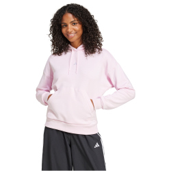 adidas Essentials Small Logo Feelcozy Hoodie Damen JN1856 - clear pink/white L
