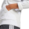 adidas Essentials Small Logo Feelcozy Hoodie Damen JN1853 - light grey heather/white L