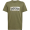adidas Camo Linear Graphic T-Shirt Jungen JX6872 - olive strata 128