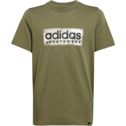 adidas Camo Linear Graphic T-Shirt Jungen JX6872 - olive...