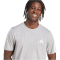 adidas 3-Streifen T-Shirt Herren JV6786 - medium grey heather XS