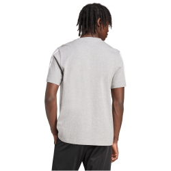 adidas 3-Streifen T-Shirt Herren JV6786 - medium grey heather S