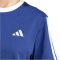adidas Essentials 3-Streifen Loose Fit T-Shirt Damen JV6764 - dark blue XS