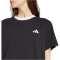 adidas Essentials 3-Streifen Loose Fit T-Shirt Damen JV6762 - black XXS