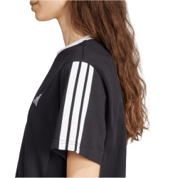 adidas Essentials 3-Streifen Loose Fit T-Shirt Damen JV6762 - black XS