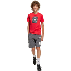 adidas Camo Box T-Shirt Jungen JM8233 - pure ruby 152