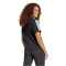 adidas Essentials 3-Streifen Baumwoll T-Shirt Damen JM2393 - black/white XS