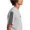adidas Essentials 3-Streifen Single Jersey T-Shirt Herren JW1953 - medium grey heather/black S