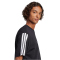 adidas Essentials 3-Streifen Single Jersey T-Shirt Herren JW1949 - black/white S