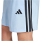 adidas Essentials 3-Streifen Chelsea Sweatshorts Herren JW1905 - glow blue/black XS