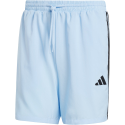 adidas Essentials 3-Streifen Chelsea Sweatshorts Herren JW1905 - glow blue/black M