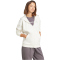 adidas All SZN Fleece Kapuzen-Sweatjacke Damen JD4689 - off white S