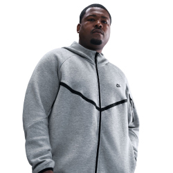 NIKE Tech Fleece Windrunner Kapuzenjacke 063 - dk grey heather/black L