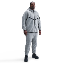 NIKE Tech Fleece Windrunner Kapuzenjacke 063 - dk grey heather/black L