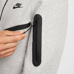 NIKE Tech Fleece Windrunner Kapuzenjacke 063 - dk grey heather/black L