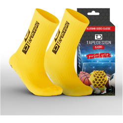 TAPEDESIGN Classic 2-teiliges Set (Socken+Sleeve-Stutzen) gelb