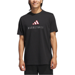 adidas Worldwide Hoops Logo Performance Graphic T-Shirt Herren