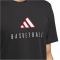 adidas Worldwide Hoops Logo Performance Graphic T-Shirt Herren