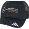 adidas Mercedes-AMG Petronas Formel 1 Team Logo Snapback Trucker Cap JX6449 - black/white 58 - 60 cm