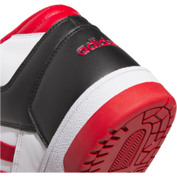 adidas Rapid Court Mid-Top Sneaker Herren JR3160 - core black/team power red 2/cloud white 42