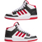 adidas Rapid Court Mid-Top Sneaker Herren JR3160 - core black/team power red 2/cloud white 42