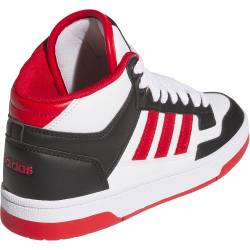 adidas Rapid Court Mid-Top Sneaker Kinder JR3180 - core black/team power red 2/cloud white 35.5