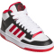 adidas Rapid Court Mid-Top Sneaker Kinder JR3180 - core black/team power red 2/cloud white 35.5