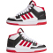 adidas Rapid Court Mid-Top Sneaker Kinder JR3180 - core black/team power red 2/cloud white 35.5