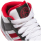 adidas Rapid Court Mid-Top Sneaker Kinder JR3180 - core black/team power red 2/cloud white 36