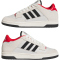 adidas Rapid Court Low-Top Sneaker Herren JR3158 - grey one/core black/collegiate red 39 1/3