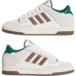 adidas Rapid Court Low-Top Sneaker Herren JR3157 - crystal white/earth strata/collegiate green 39 1/3