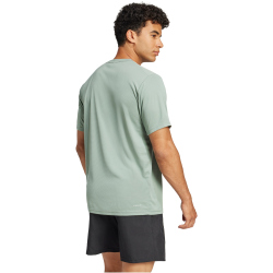 adidas Train Essentials Training T-Shirt Herren JC5193 - silver green/white XXL