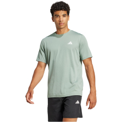 adidas Train Essentials Training T-Shirt Herren JC5193 - silver green/white XXL